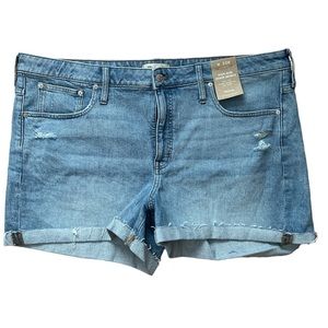 MADEWELL plus size high rise in astell wash ripped edition nwt